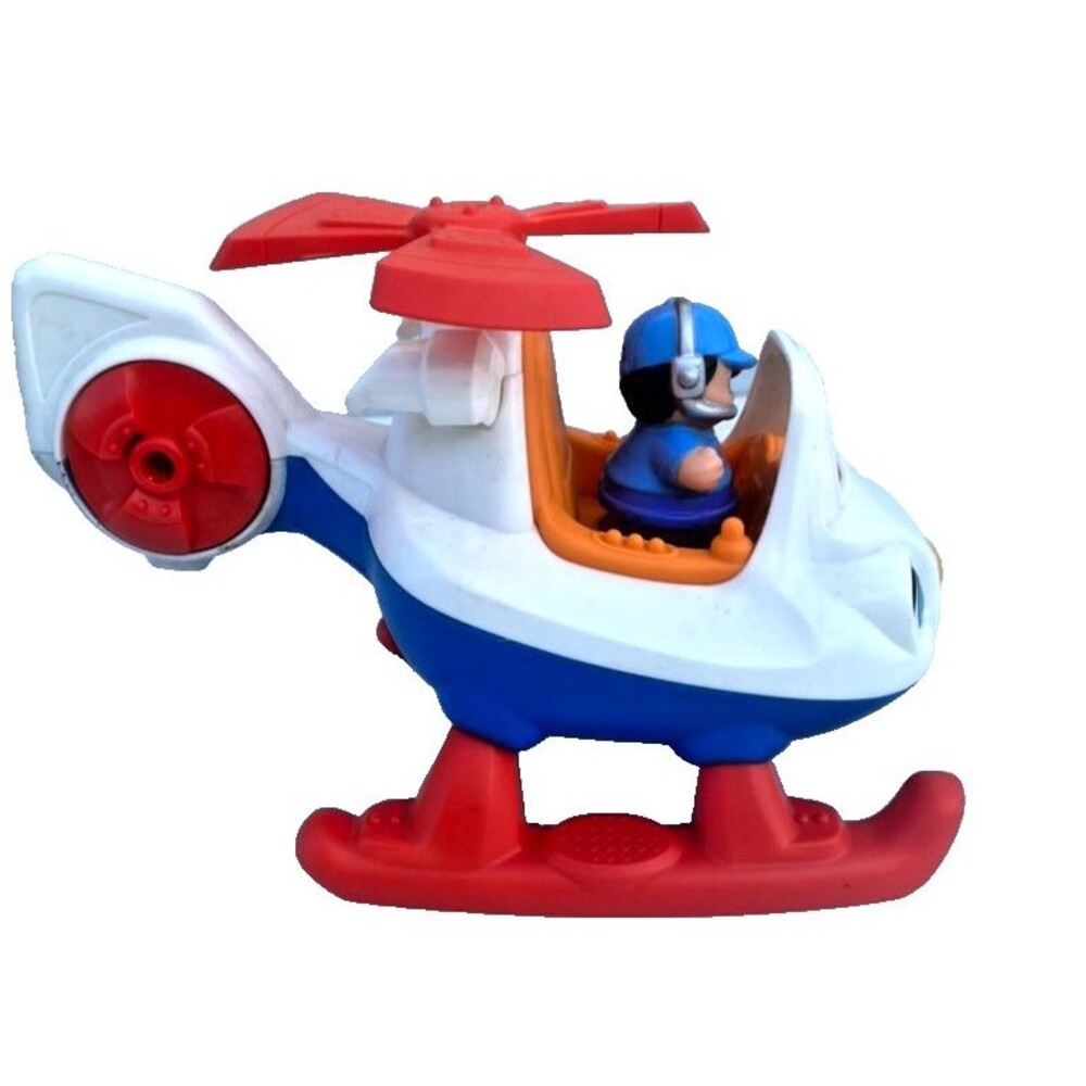 Fisher Price Little People Helicopter & Figure Pilot 2015, Sounds & Music Works!